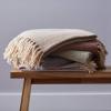 imageDII Chevron Throw Collection Handloomed Cotton 50x60 EggplantArtichoke