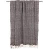 imageDII Chevron Throw Collection Handloomed Cotton 50x60 EggplantBlack