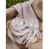 imageDII Chevron Throw Collection Handloomed Cotton 50x60 EggplantDusty Lilac