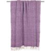 imageDII Chevron Throw Collection Handloomed Cotton 50x60 EggplantEggplant