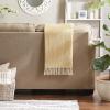imageDII Chevron Throw Collection Handloomed Cotton 50x60 EggplantHoney Gold