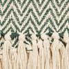 imageDII Chevron Throw Collection Handloomed Cotton 50x60 EggplantHunter Green