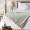 imageDII Chevron Throw Collection Handloomed Cotton 50x60 EggplantJadeite
