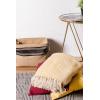 imageDII Chevron Throw Collection Handloomed Cotton 50x60 EggplantMarigold