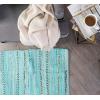 imageDII Chindi Home Collection Handwoven Multicolor Area Rag Rug 20x315Aqua