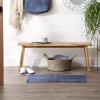 imageDII Chindi Home Collection Handwoven Multicolor Area Rag Rug 20x315French Blue
