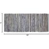 imageDII Chindi Home Collection Handwoven Multicolor Area Rag Rug 20x315Grey