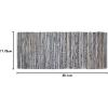 imageDII Chindi Home Collection Handwoven Multicolor Area Rag Rug 20x315Grey