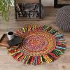 imageDII Chindi Home Collection Handwoven Multicolor Area Rag Rug 20x315Multicolor