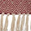 imageDII Diamond Throw Collection Cotton Woven 50x60 ArtichokeBarn Red