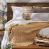 imageDII Diamond Throw Collection Cotton Woven 50x60 ArtichokeHoney Gold