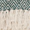 imageDII Diamond Throw Collection Cotton Woven 50x60 ArtichokeHunter Green