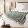 imageDII Diamond Throw Collection Cotton Woven 50x60 ArtichokeHunter Green