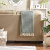 imageDII Diamond Throw Collection Cotton Woven 50x60 ArtichokeHunter Green