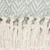 imageDII Diamond Throw Collection Cotton Woven 50x60 ArtichokeJadeite
