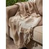imageDII Diamond Throw Collection Cotton Woven 50x60 ArtichokeStone