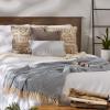 imageDII Diamond Throw Collection Cotton Woven 50x60 ArtichokeStonewash Blue