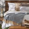 imageDII Diamond Throw Collection Cotton Woven 50x60 ArtichokeStonewash Blue