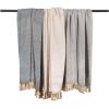 imageDII Diamond Throw Collection Cotton Woven 50x60 ArtichokeWhite