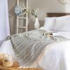 imageDII Global Diamond Stripe Woven Throw 50x60Inch StoneMineral