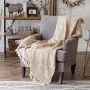 imageDII Global Diamond Stripe Woven Throw 50x60Inch StoneStone