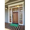 imageDII Hello Coir Fiber Doormat NonSlip Durable OutdoorIndoor Pet Friendly 18x30 AquaAqua