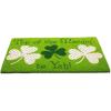 imageDII IndoorOutdoor Natural Coir Fiber SpringSummer Doormat 17x29 Lucky DayTop of the Mornin to Yah