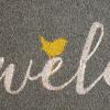 imageDII Natural Coir Doormat Outdoor Welcome Mat 17x29 Cabana StripesBird
