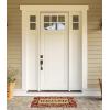 imageDII Natural Coir Doormat Outdoor Welcome Mat 17x29 Cabana StripesDamask