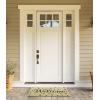 imageDII Natural Coir Doormat Outdoor Welcome Mat 17x29 Cabana StripesHearts