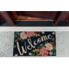 imageDII Natural Coir Doormat Outdoor Welcome Mat 17x29 Cabana StripesRoses