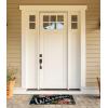 imageDII Natural Coir Doormat Outdoor Welcome Mat 17x29 Cabana StripesRoses