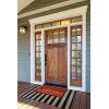 imageDII Natural Coir Doormat Outdoor Welcome Mat 17x29 Cabana StripesRusty Orange