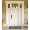 imageDII Rubber Doormats Collection All Weather 18x30 Welcome Half MoonDiamond Lattice