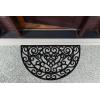 imageDII Rubber Doormats Collection All Weather 18x30 Welcome Half MoonHeart Scroll