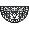 imageDII Rubber Doormats Collection All Weather 18x30 Welcome Half MoonIron Heart