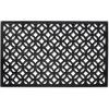 imageDII Rubber Doormats Collection All Weather 18x30 Welcome Half MoonLattice