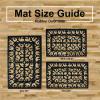 imageDII Rubber Doormats Collection All Weather 18x30 Welcome Half MoonLeaf Border