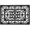 imageDII Rubber Doormats Collection All Weather 18x30 Welcome Half MoonNatural Wrought Iron