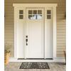 imageDII Rubber Doormats Collection All Weather 18x30 Welcome Half MoonPineapple Scroll