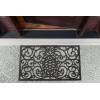 imageDII Rubber Doormats Collection All Weather 18x30 Welcome Half MoonPineapple Scroll