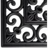 imageDII Rubber Doormats Collection All Weather 18x30 Welcome Half MoonScroll