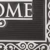 imageDII Rubber Doormats Collection All Weather 18x30 Welcome Half MoonSilver Welcome Scroll