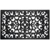 imageDII Rubber Doormats Collection All Weather 18x30 Welcome Half MoonWrought Iron