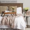 imageDII Textured Modern Varigated Acrylic Woven Throw 50x60Inch BlushBlush