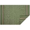 imageDII Variegated Recycled Yarn Modern Edge Stripe 2x3 StoneArtichoke