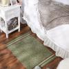 imageDII Variegated Recycled Yarn Modern Edge Stripe 2x3 StoneArtichoke