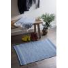 imageDII Variegated Recycled Yarn Modern Edge Stripe 2x3 StoneBlue