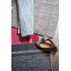 imageDII Variegated Recycled Yarn Modern Edge Stripe 2x3 StoneGrey