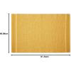 imageDII Variegated Recycled Yarn Modern Edge Stripe 2x3 StoneHoney Gold